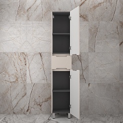 Style Line Шкаф пенал Матис 36 Plus крем – фотография-4